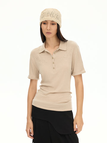 Hand-Studded Polo
