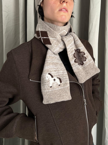 Jacquard Pony Scarf