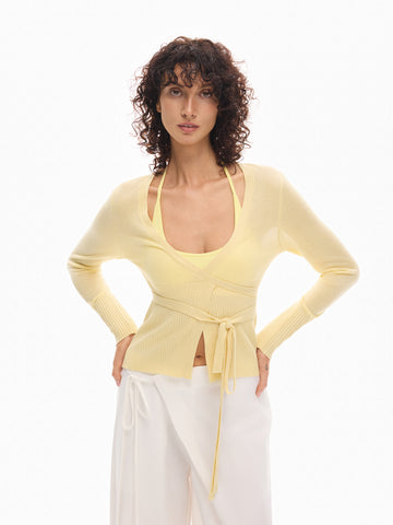 Knit Cardigan Sweater