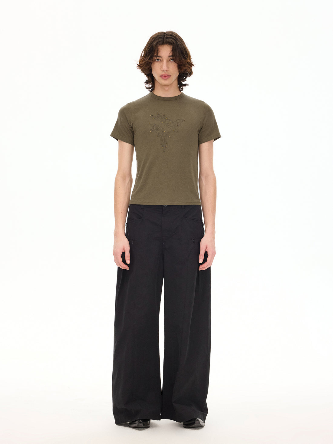 Hand-Studded Muscle Tee