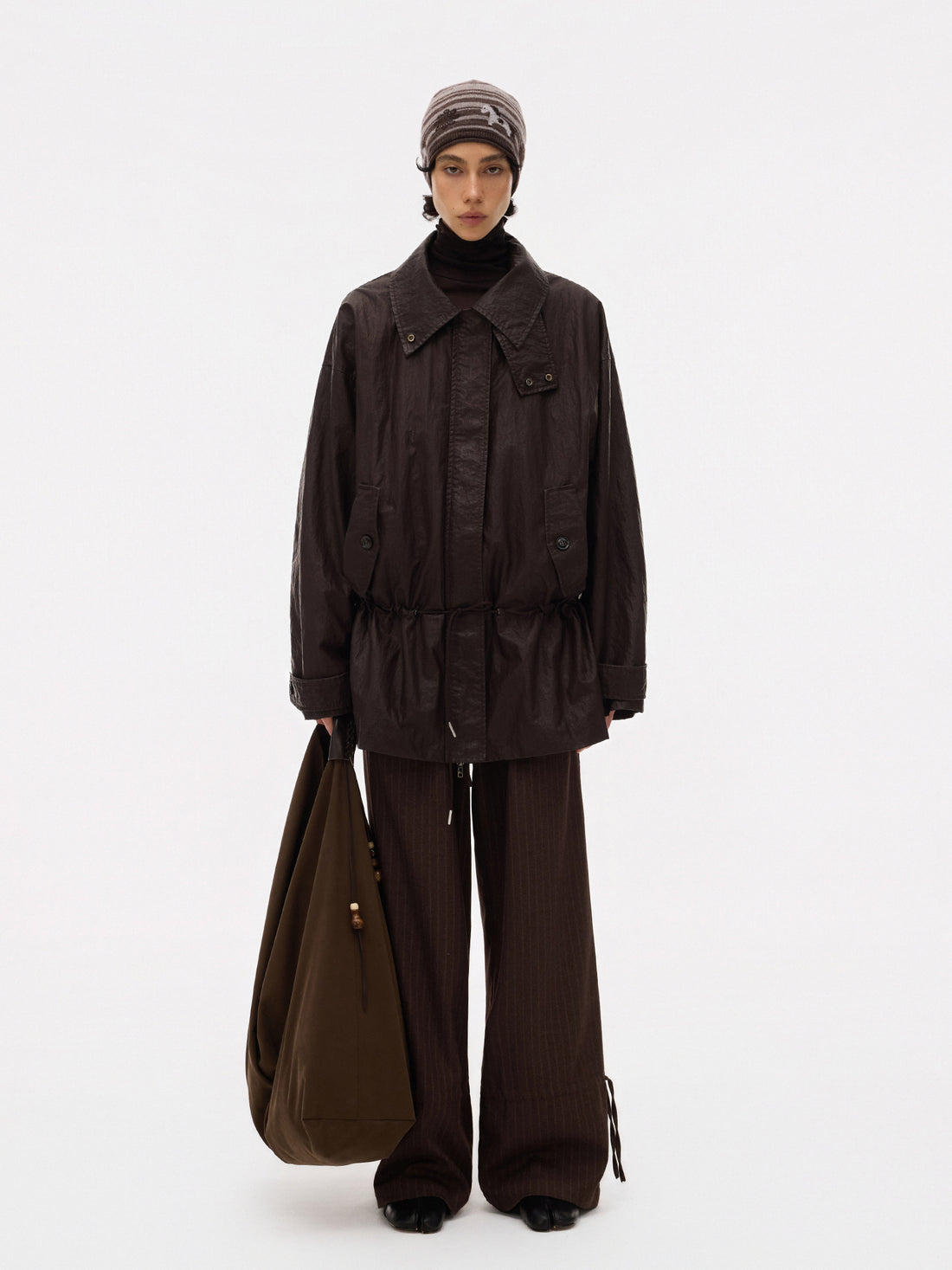 Jacquard Pony Beanie